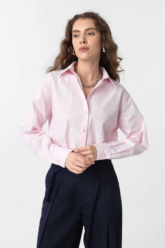 Antioch Crop Poplin Kadın Gömlek