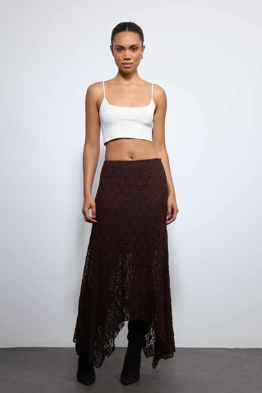 Antioch Dantel Midi Etek
