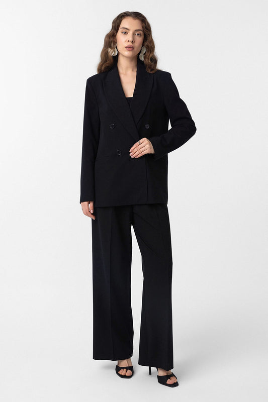 Antioch Regular Fit Kruvaze Kadın Blazer Ceket