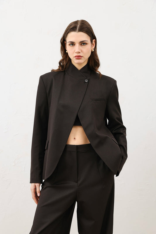 Antioch Dik Yaka Kadın Blazer Ceket