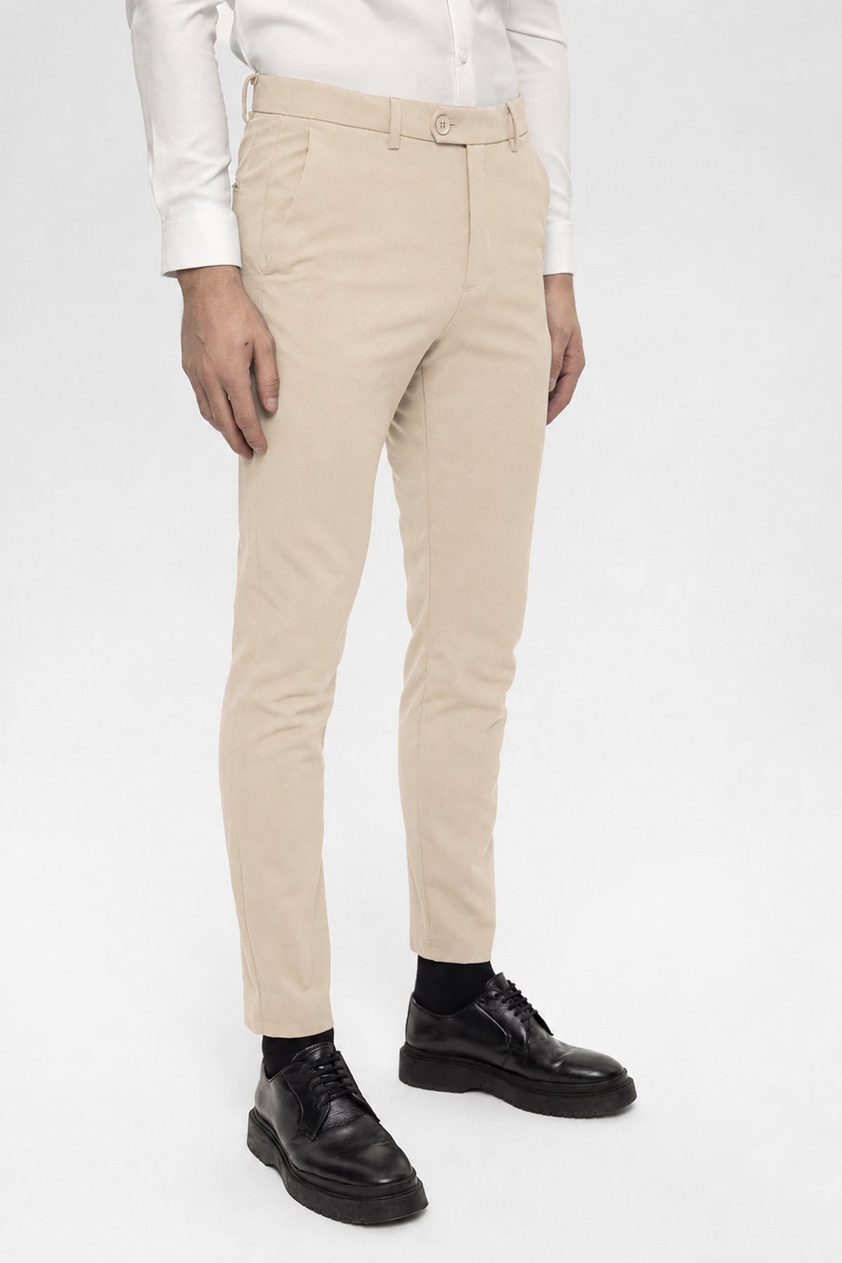 Erkek Aksesuar Detaylı Slim Fit Pantolon