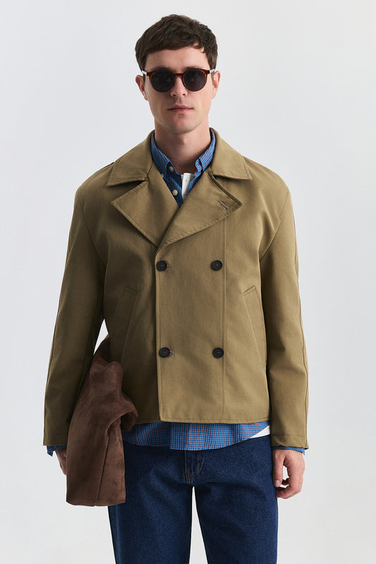 Antioch Crop Fit Erkek Trençkot
