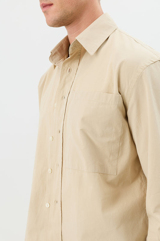 Modal Karışımlı Crop Fit Erkek Gömlek