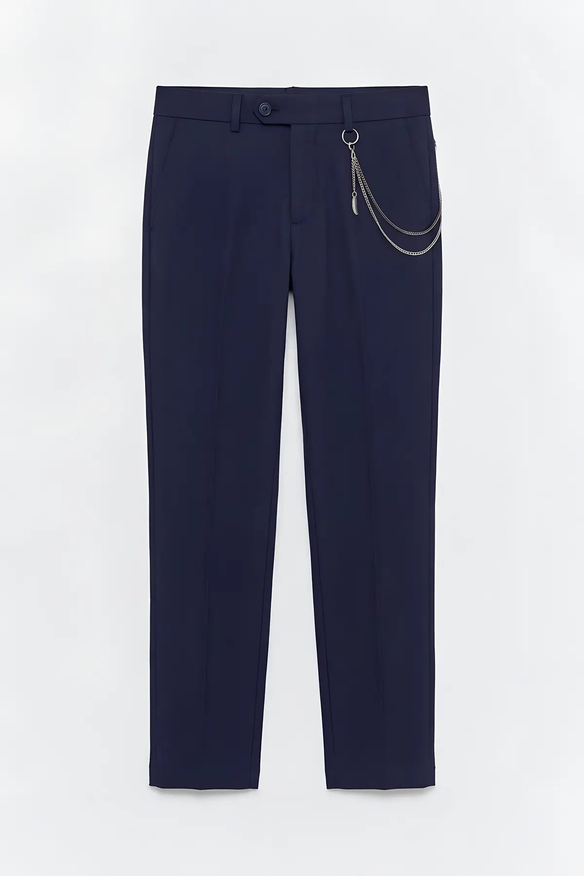 Erkek Aksesuar Detaylı Slim Fit Pantolon - on gorunum