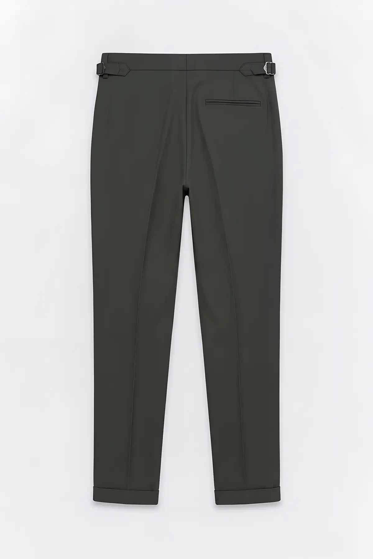 Yüksek Bel Regular Fit Erkek Pantolon - arka gorunum