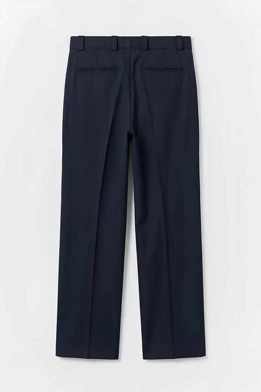 Antioch Yüksek Bel Pileli Relaxed Fit Baggy Erkek Pantolon - arka gorunum