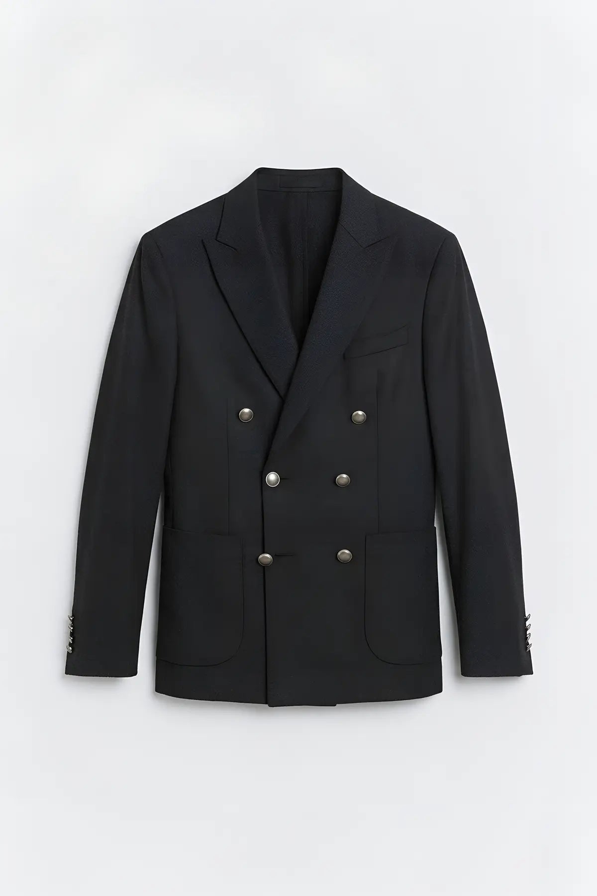 Antioch Astarsız Kruvaze Erkek Blazer Ceket - on gorunum