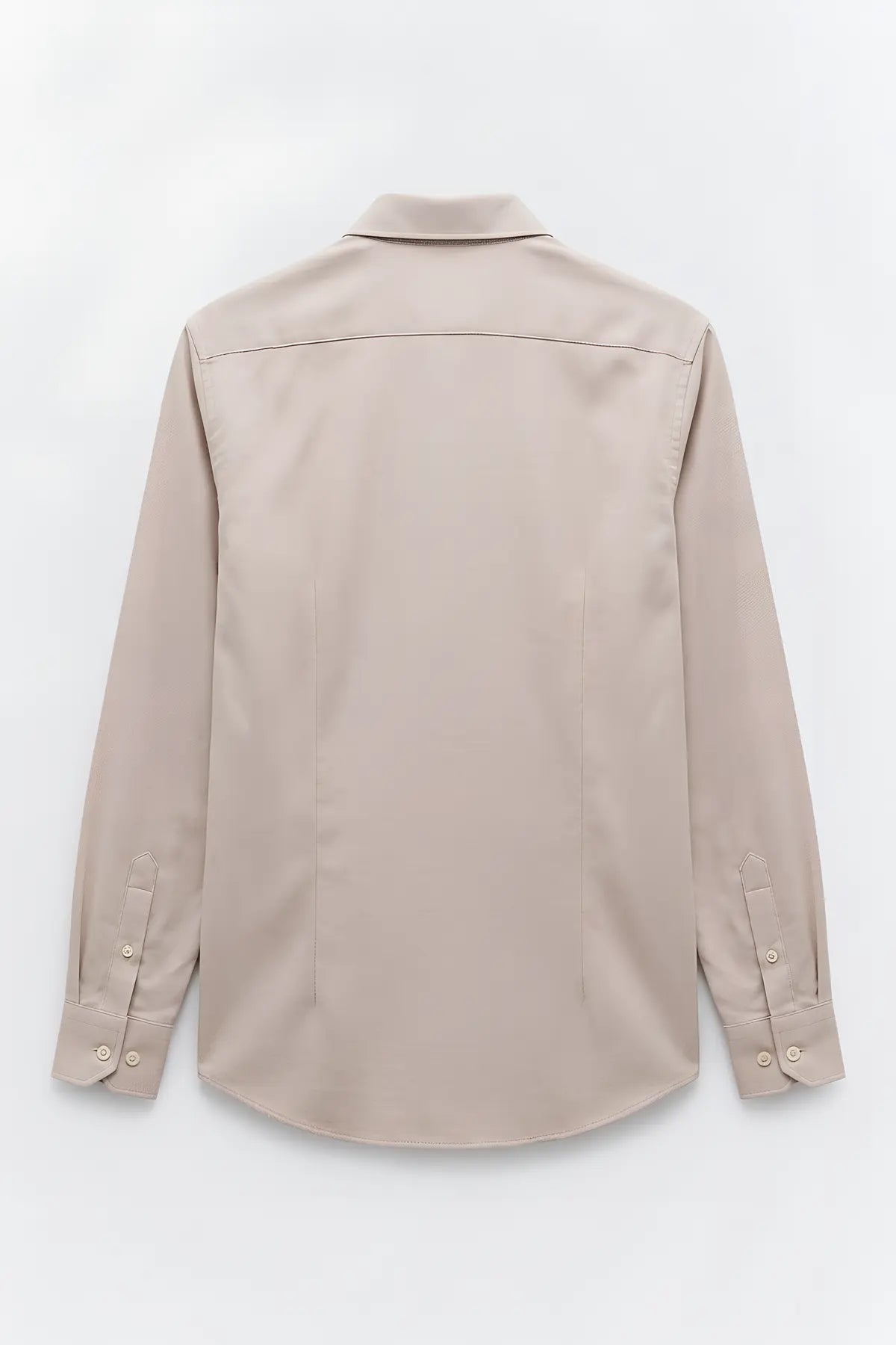Slim Fit Erkek Gömlek - arka gorunum