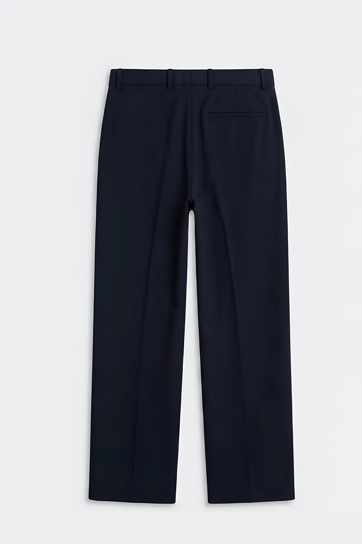Çift Pileli Baggy Fit Erkek Pantolon - arka gorunum