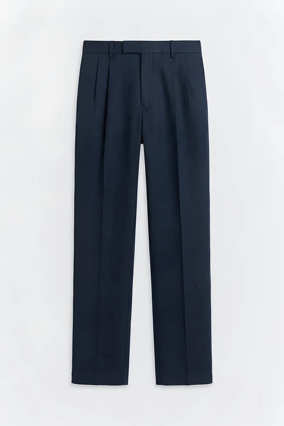 Antioch Keten Karışımlı Erkek Baggy Pantolon - on gorunum