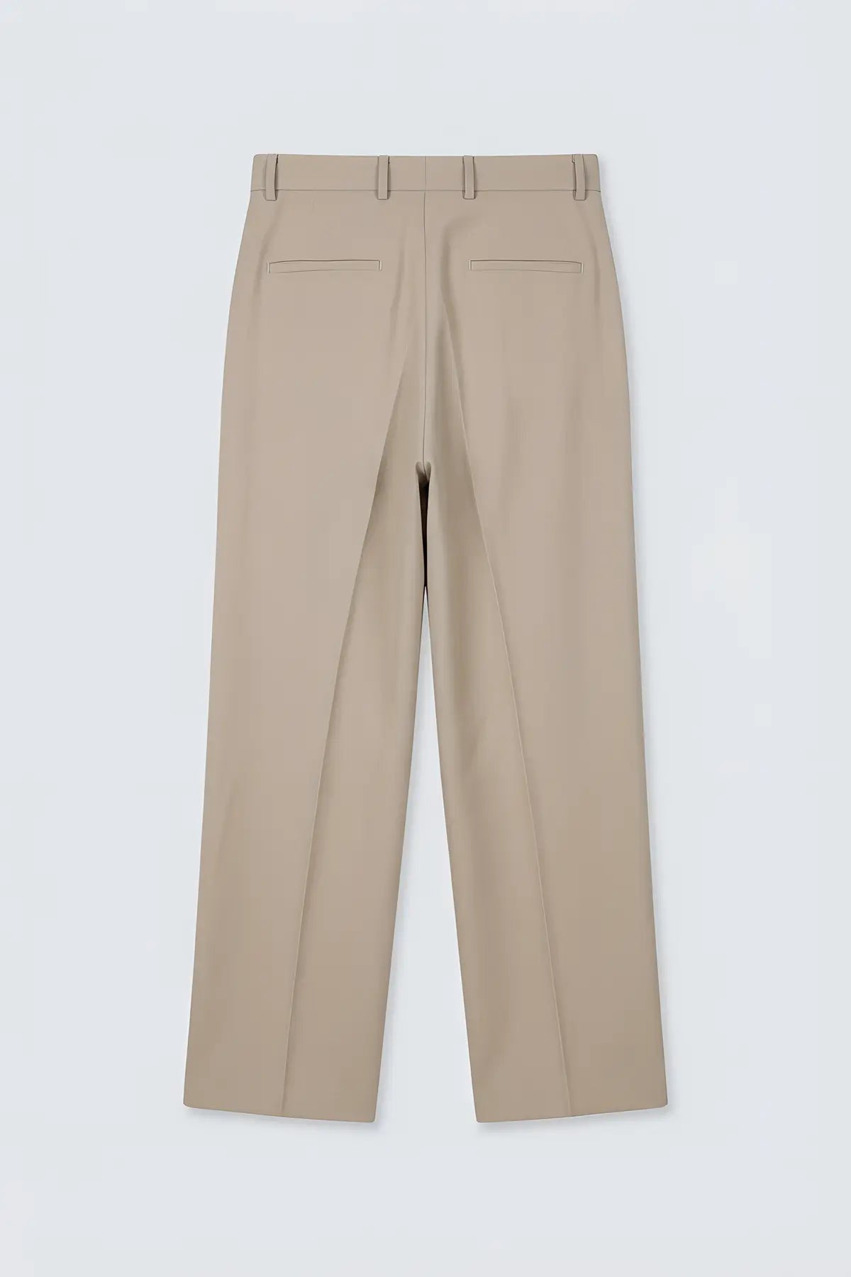 Relax Fit Pilili Erkek Pantolon - arka gorunum