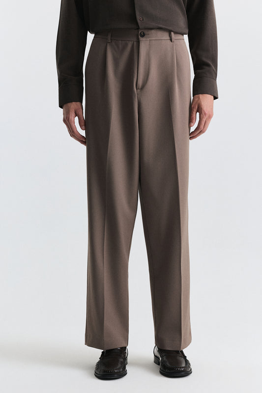 Relax Fit Pilili Erkek Pantolon