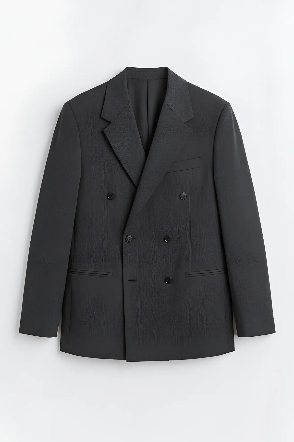 Antioch Relax Fit Kruvaze Erkek Blazer Ceket - on gorunum