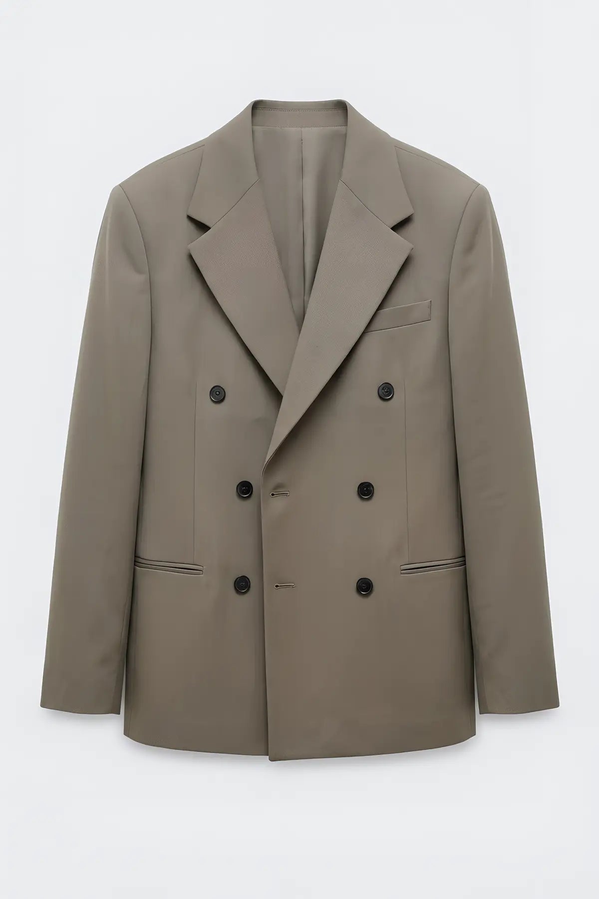 Antioch Relax Fit Kruvaze Erkek Blazer Ceket - on gorunum