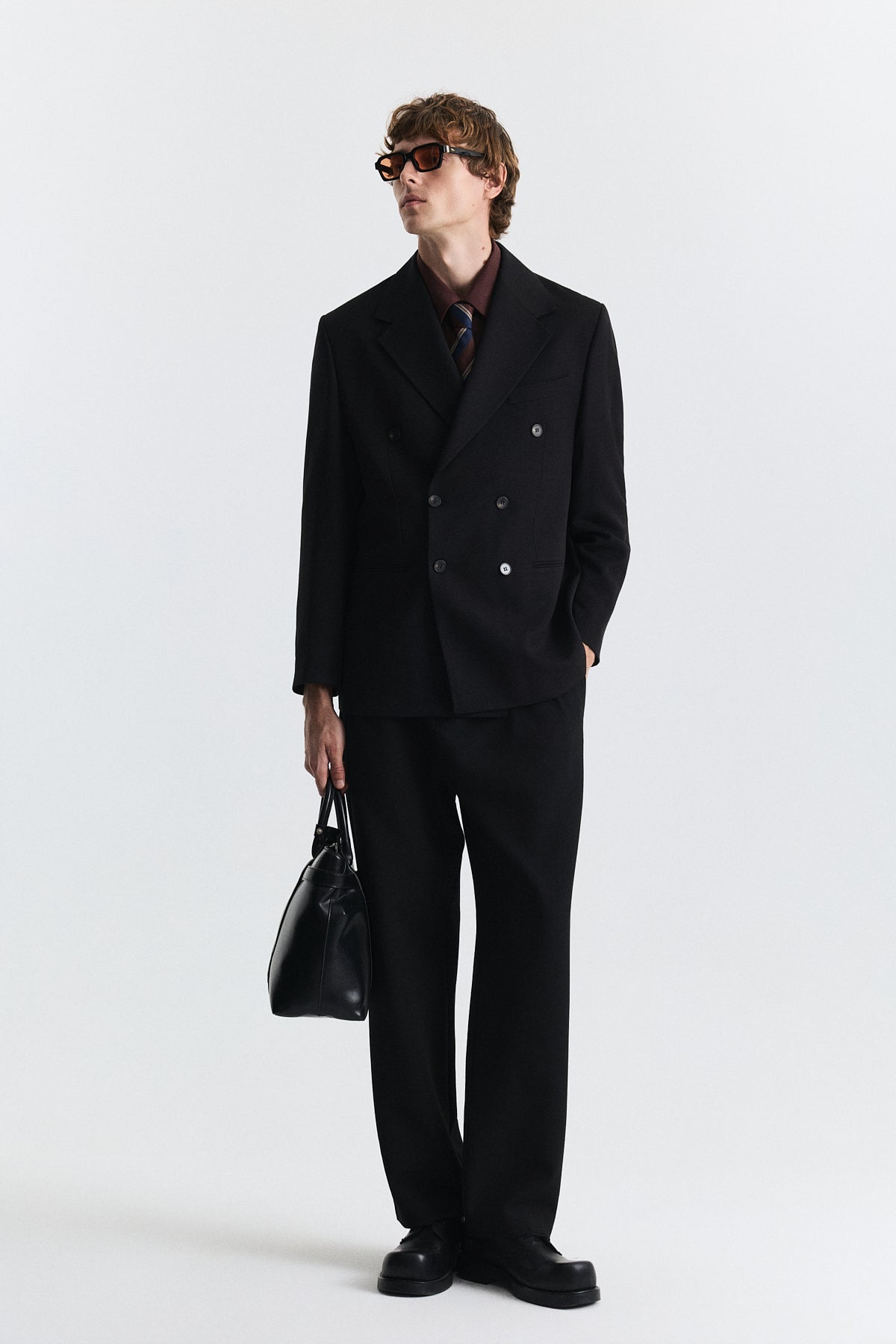 Antioch Relax Fit Kruvaze Erkek Blazer Ceket
