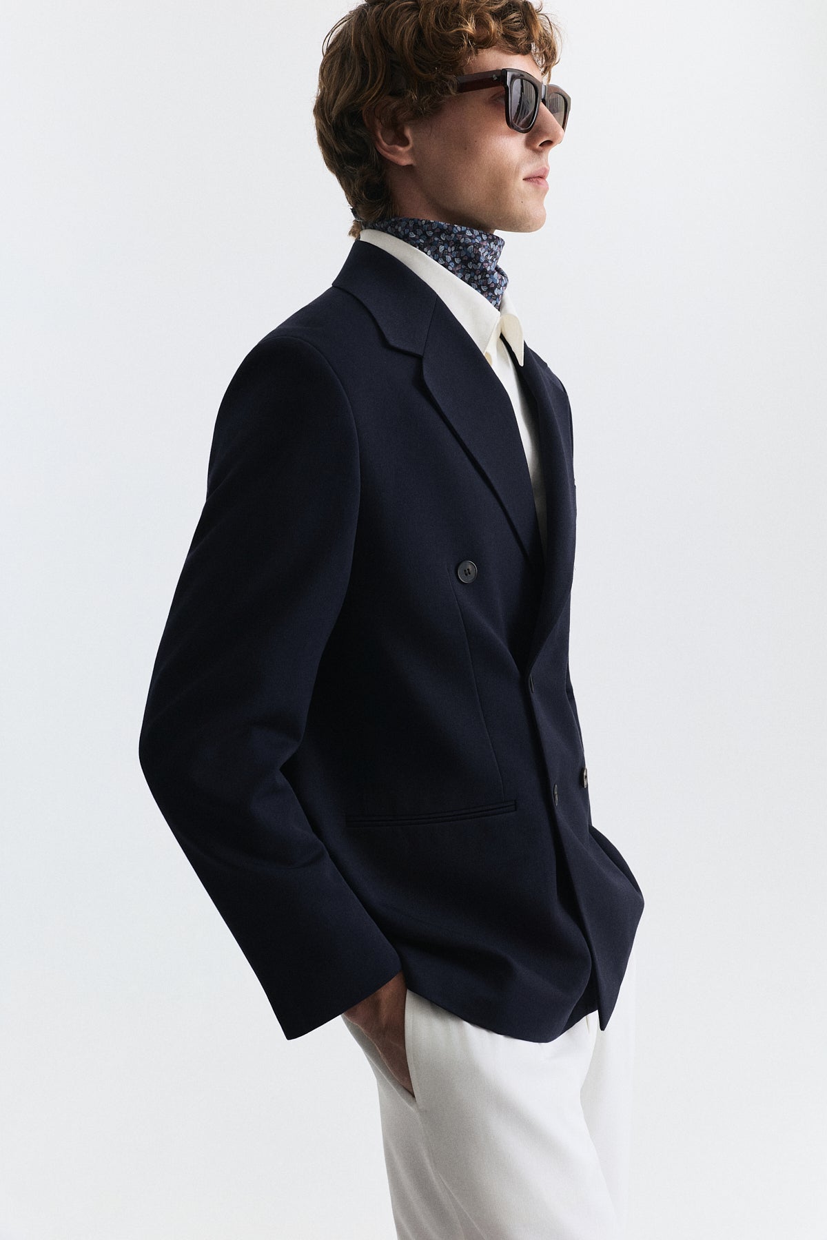 Antioch Relax Fit Kruvaze Erkek Blazer Ceket