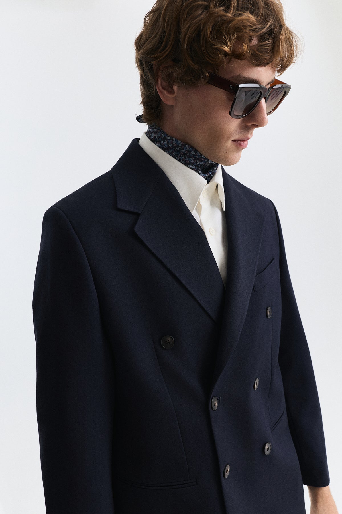 Antioch Relax Fit Kruvaze Erkek Blazer Ceket