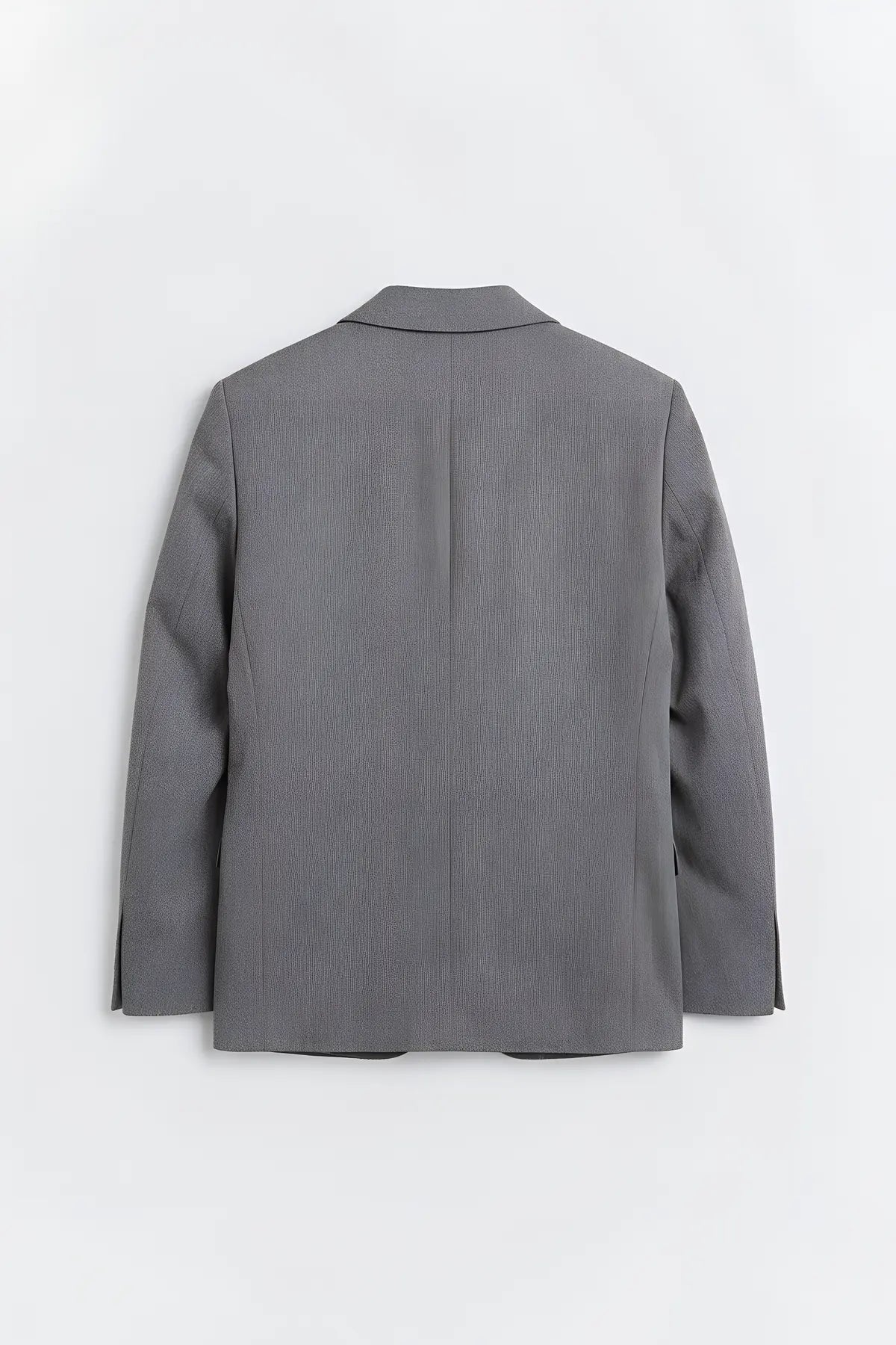 Relax Fit Kruvaze Erkek Blazer Ceket - arka gorunum