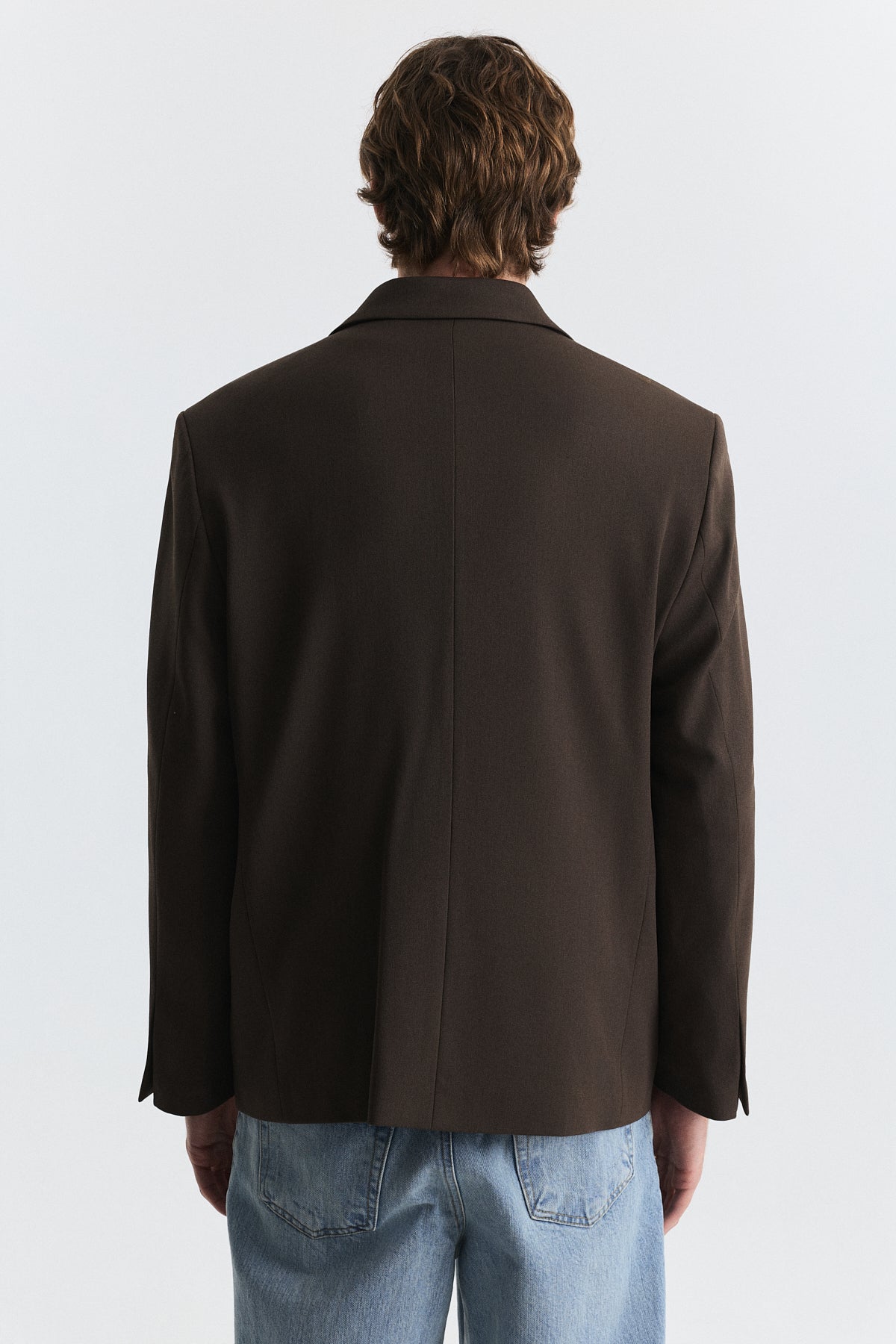 Relax Fit Kruvaze Erkek Blazer Ceket