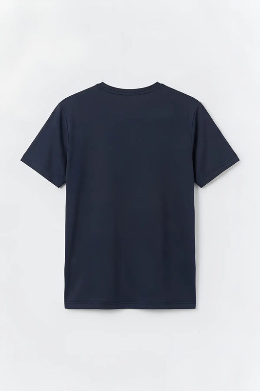 Antioch Regular Fit Modal Teknik Kumaş Erkek T-Shirt - arka gorunum
