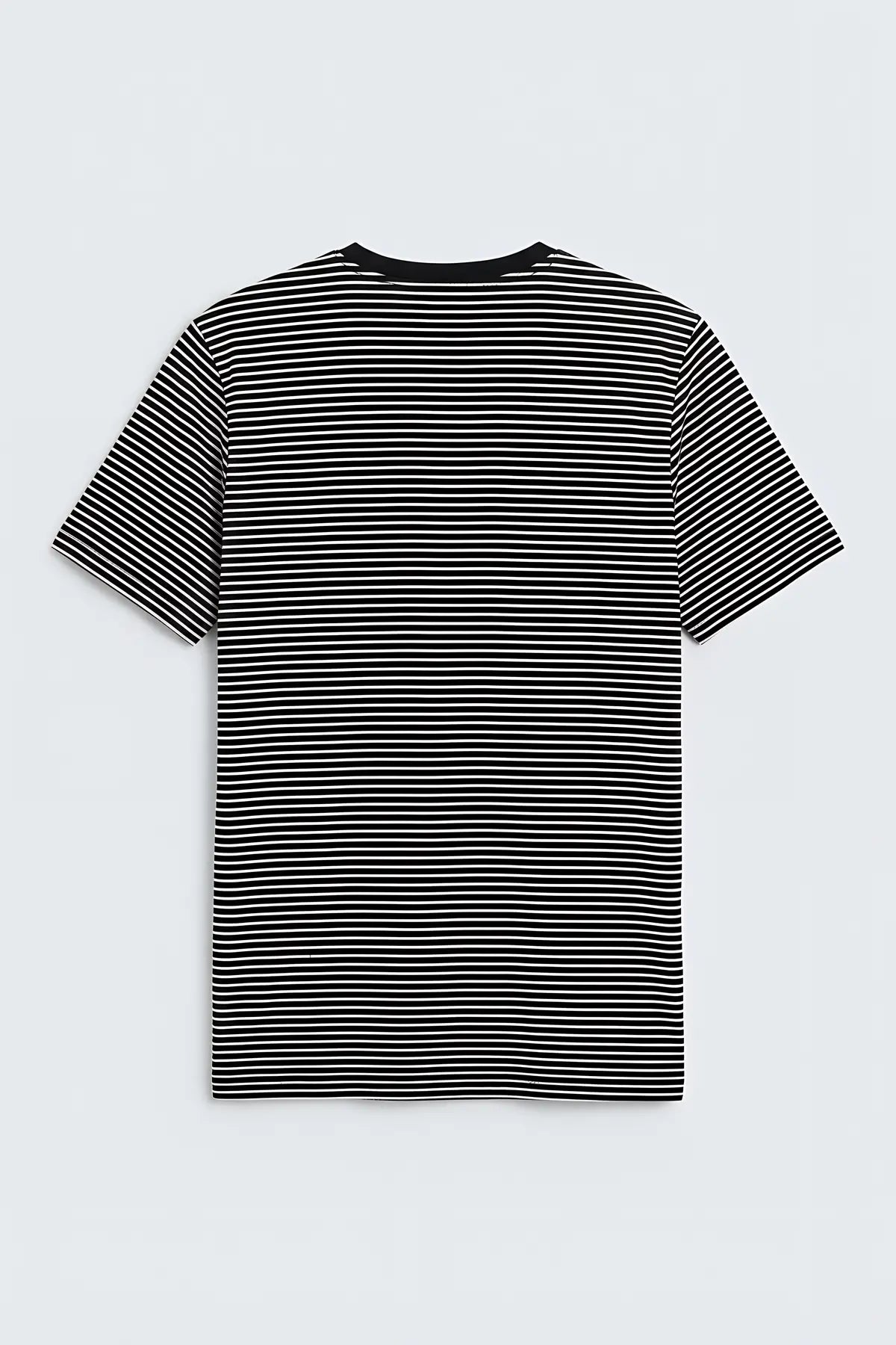 Antioch Regular Fit Çizgili Erkek T-Shirt - arka gorunum
