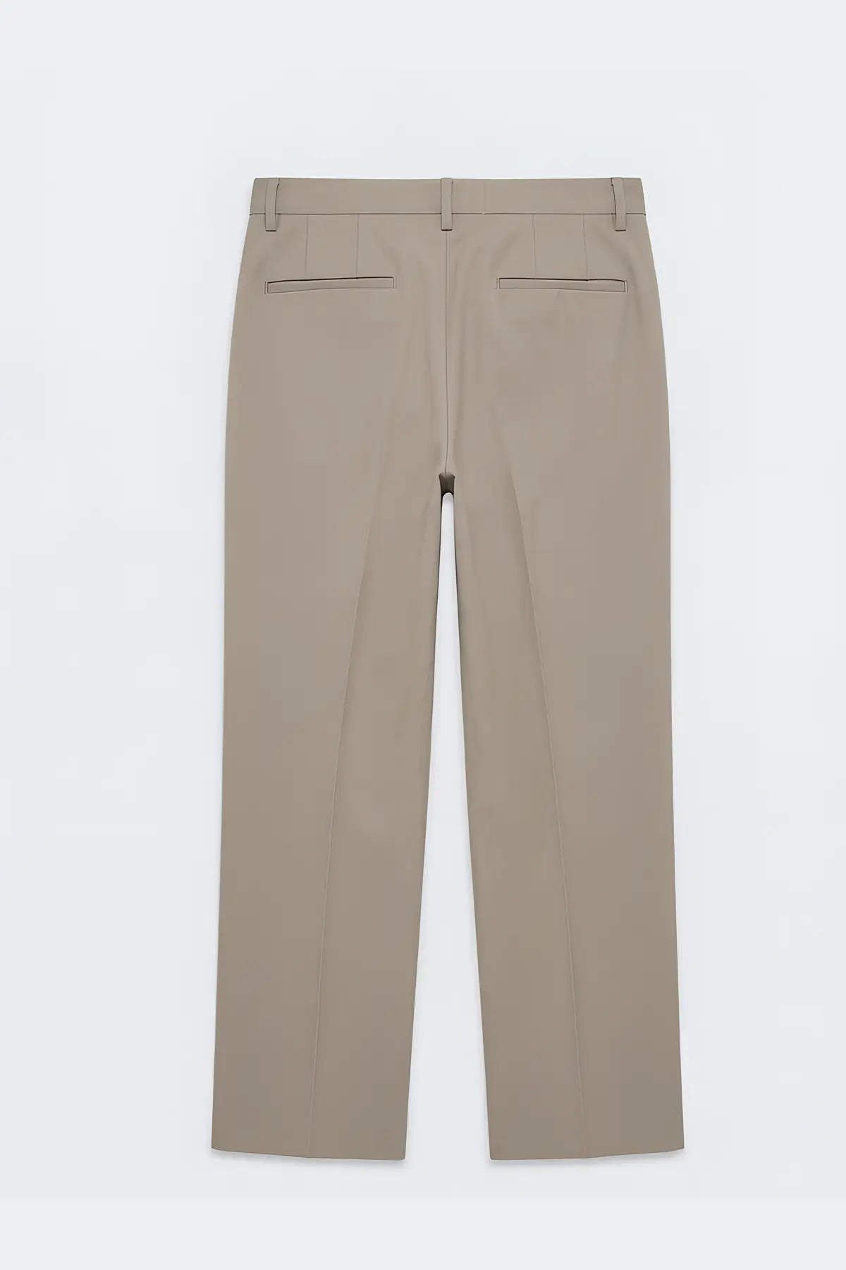 Relaxed Fit Pileli Erkek Pantolon - arka gorunum