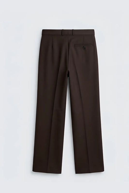 Antioch Relaxed Fit Kemerli Erkek Pantolon - arka gorunum