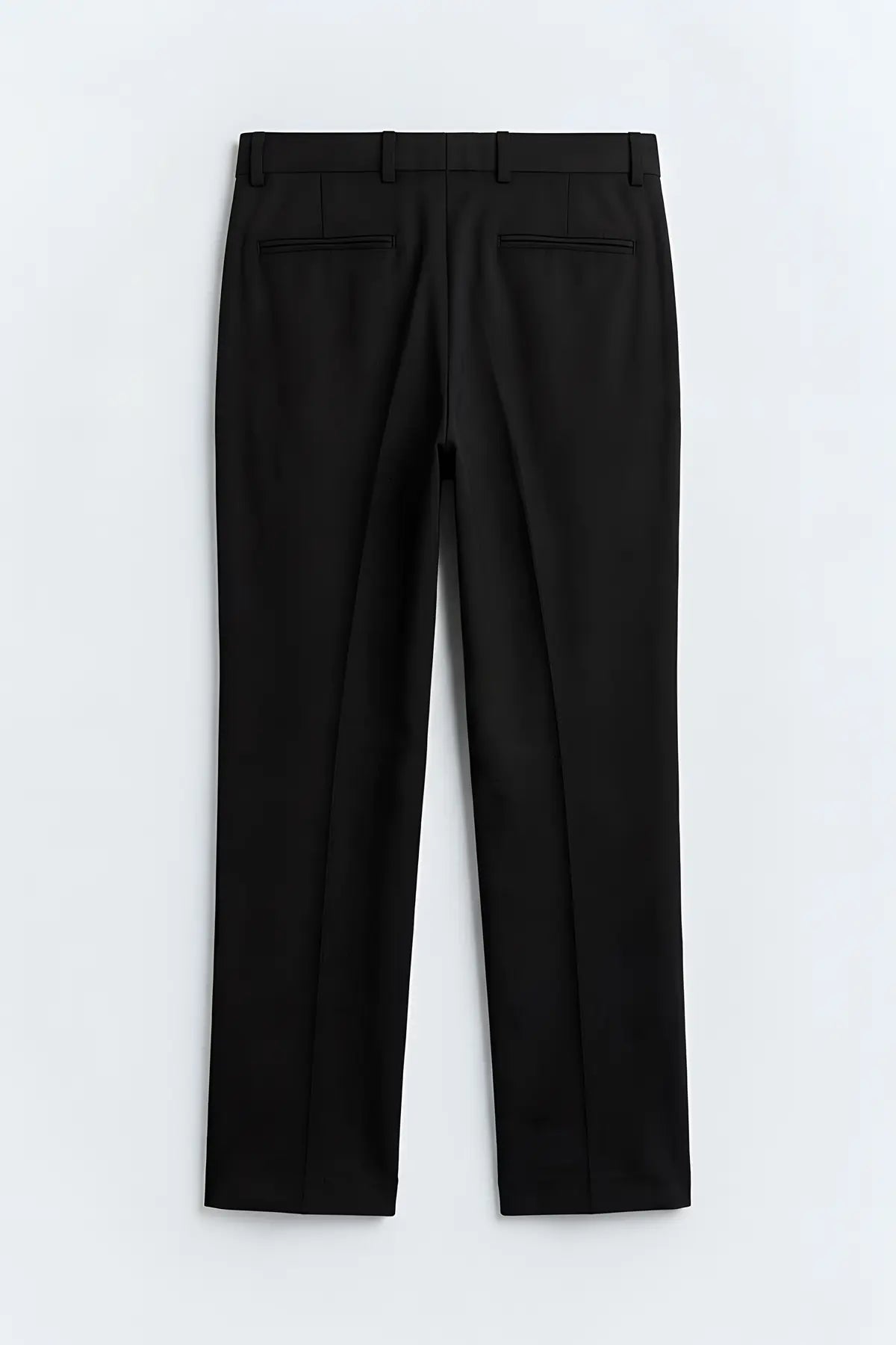 Pileli Relaxed Fit Erkek Pantolon - arka gorunum
