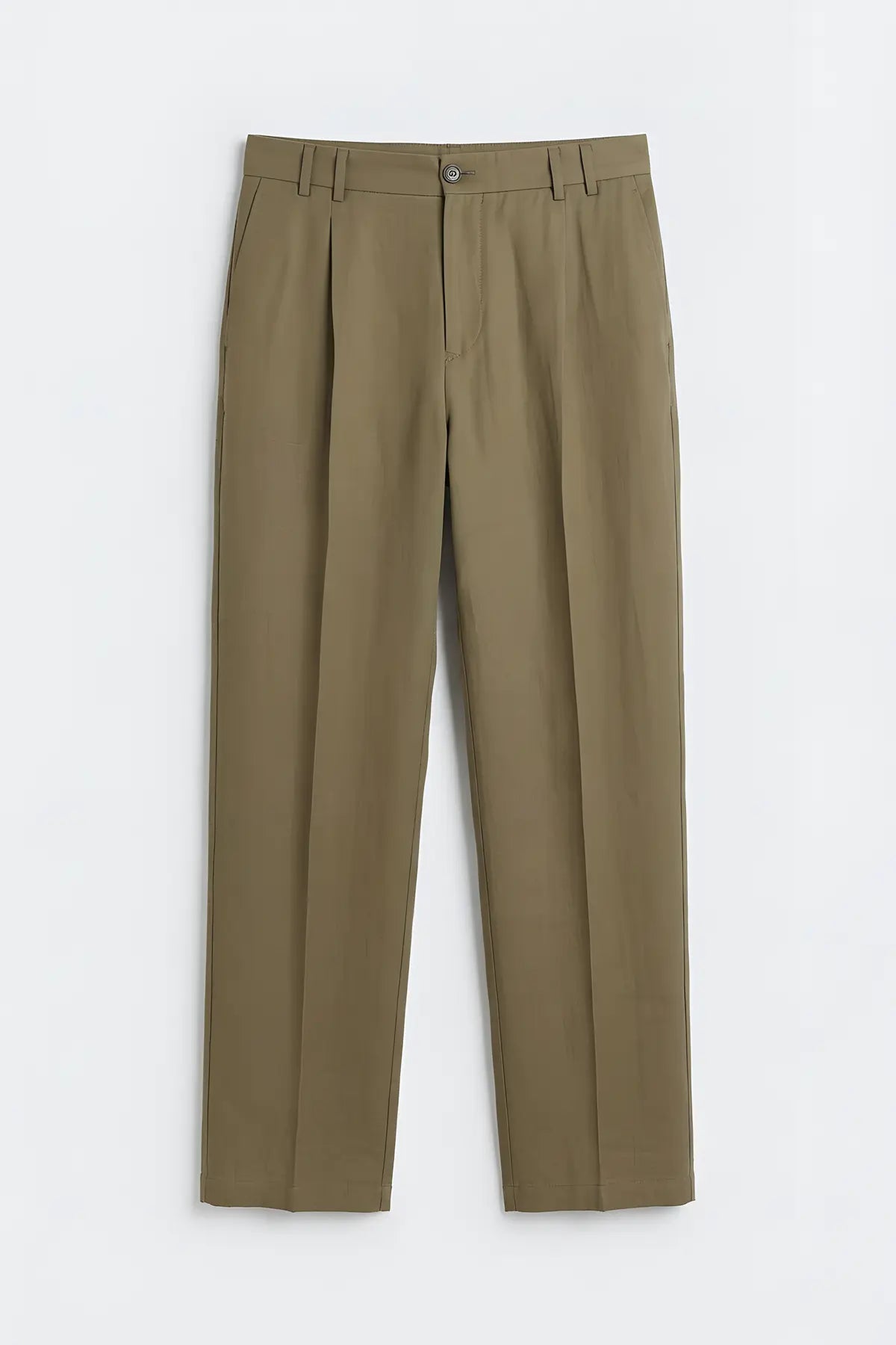 Antioch Lyocell Relaxed Fit Pileli Erkek Pantolon - on gorunum
