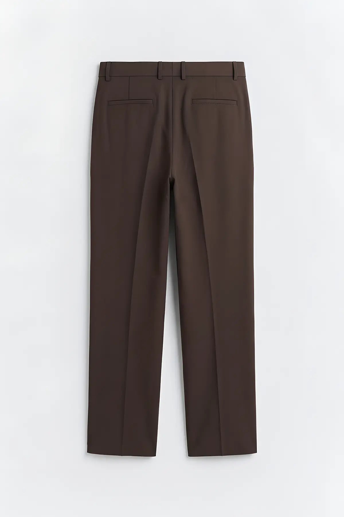 Pileli Relax Fit Erkek Pantolon - arka gorunum