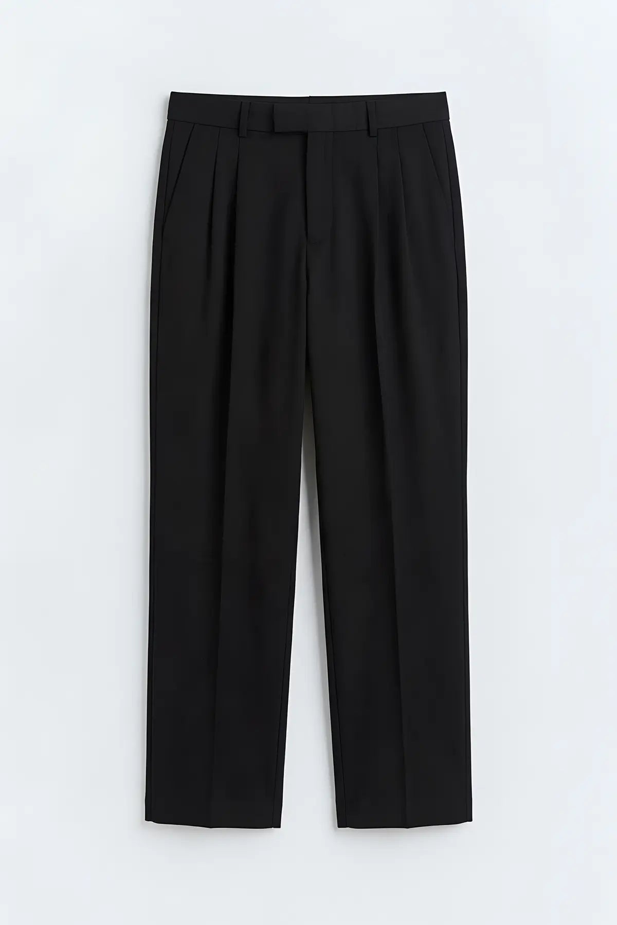 Pileli Relax Fit Erkek Erkek Pantolon - on gorunum