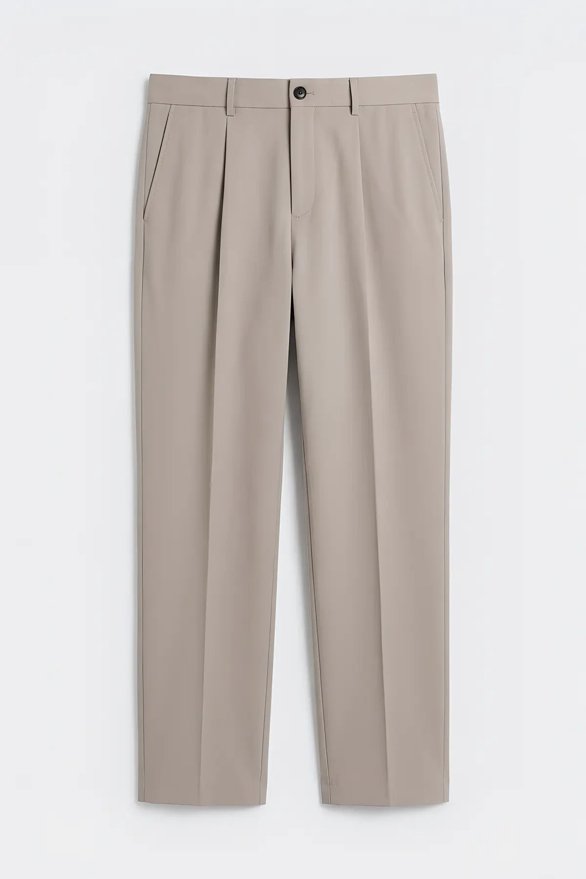 Regular Fit Pileli Pantolon - on gorunum