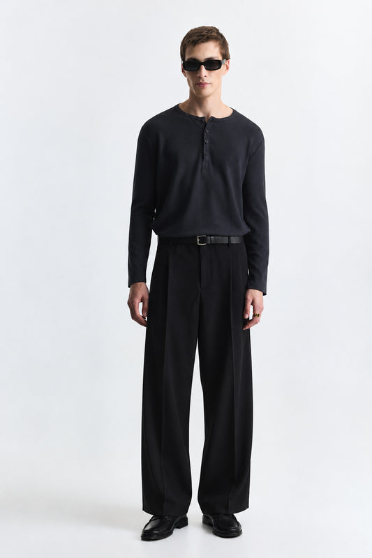 Loose Fit Pileli Pantolon