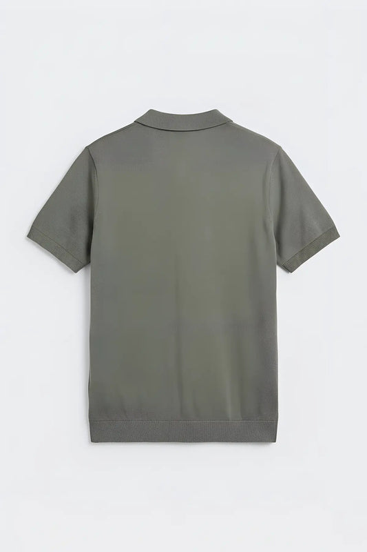 Antioch Comfort Slim Polo Yaka Erkek Triko T-Shirt - arka gorunum