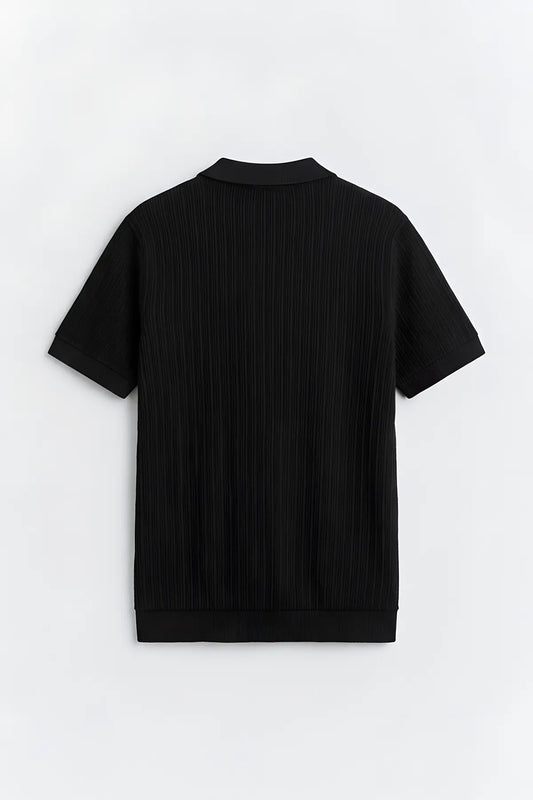 Antioch Premium Dokulu Erkek Triko T-Shirt - arka gorunum