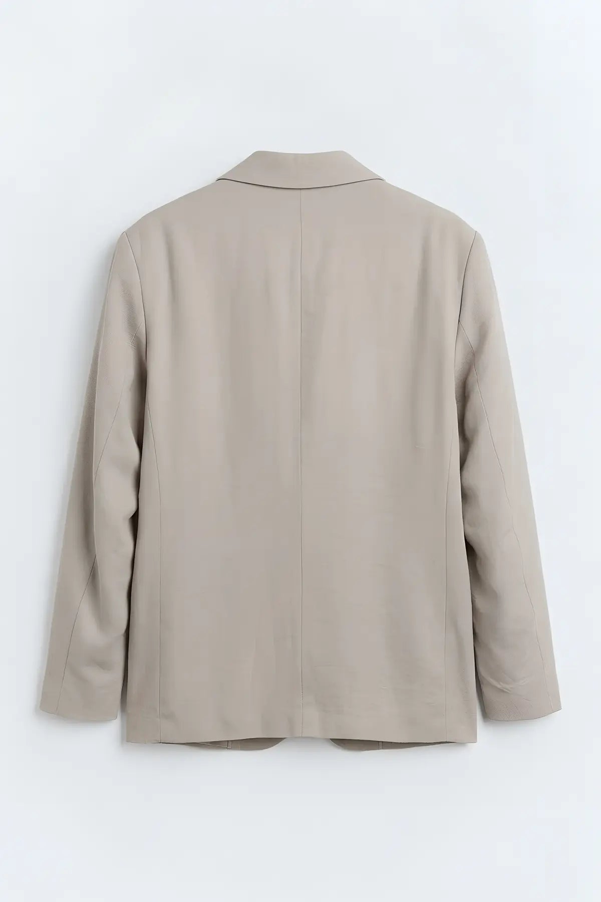 Modal Karışımlı Relaxed Fit Erkek Blazer Ceket - arka gorunum