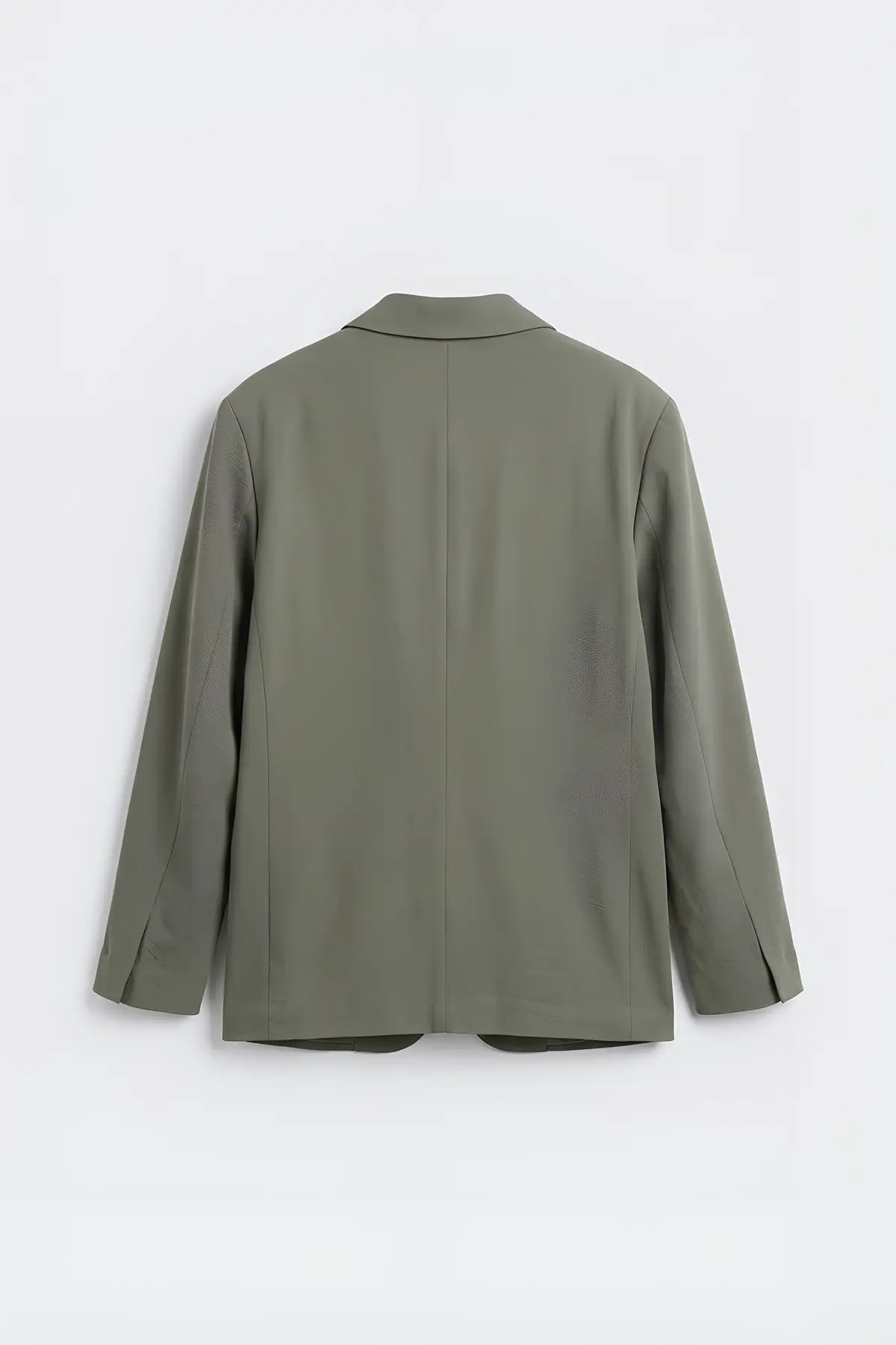 Modal Karışımlı Relaxed Fit Erkek Blazer Ceket - arka gorunum