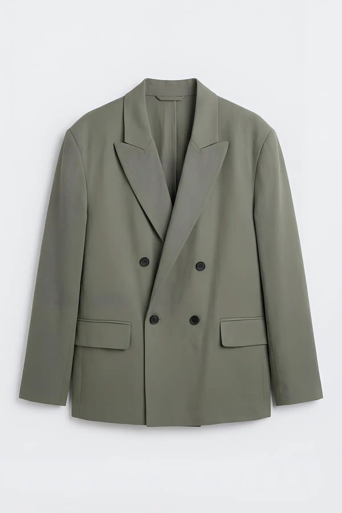 Modal Karışımlı Relaxed Fit Erkek Blazer Ceket - on gorunum