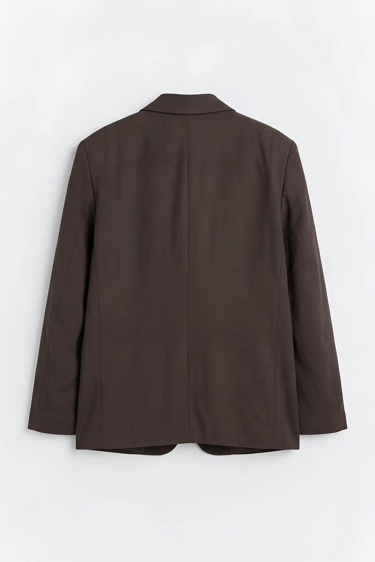 Modal Karışımlı Relaxed Fit Erkek Blazer Ceket - arka gorunum