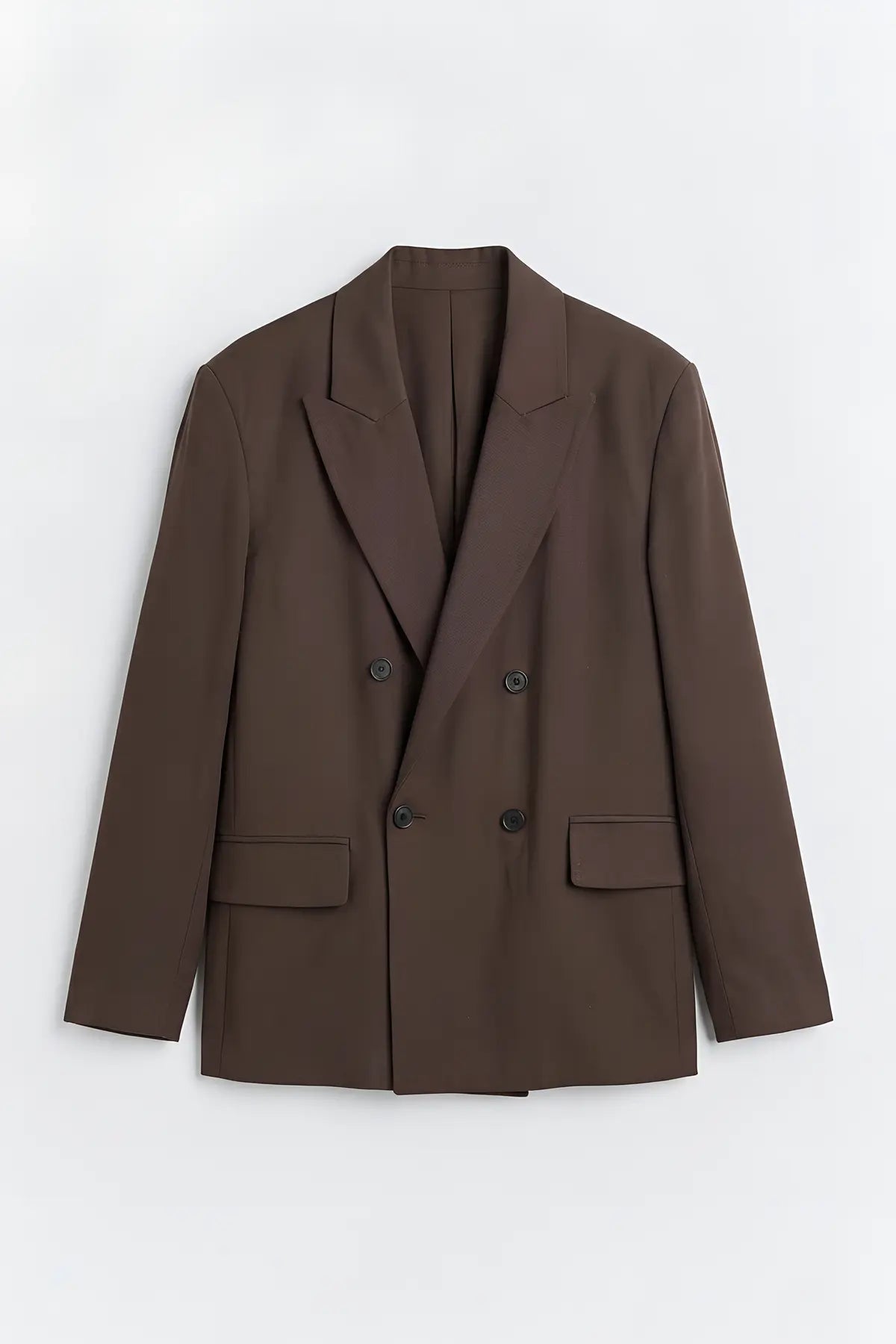 Modal Karışımlı Relaxed Fit Erkek Blazer Ceket - on gorunum