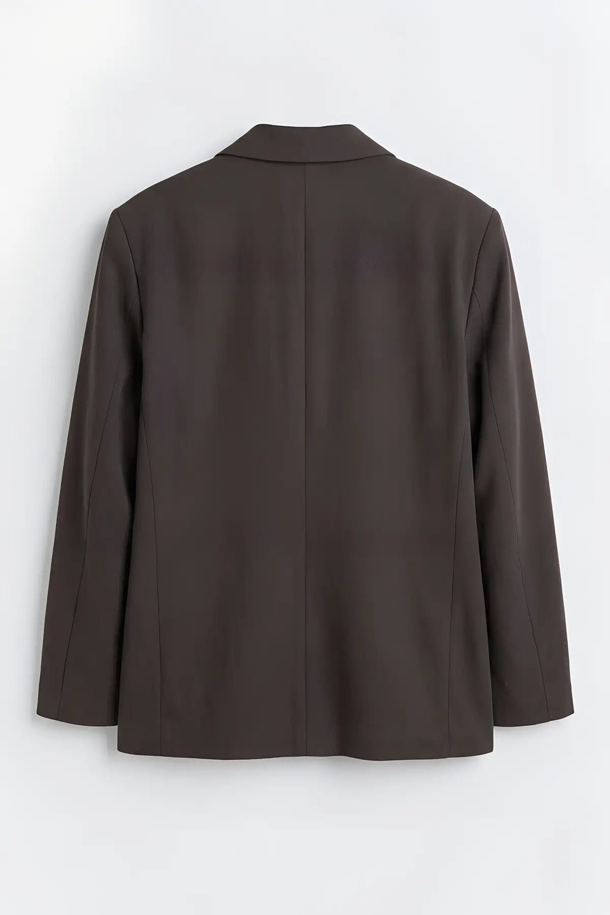 Modal Karışımlı Relaxed Fit Erkek Blazer Ceket - arka gorunum