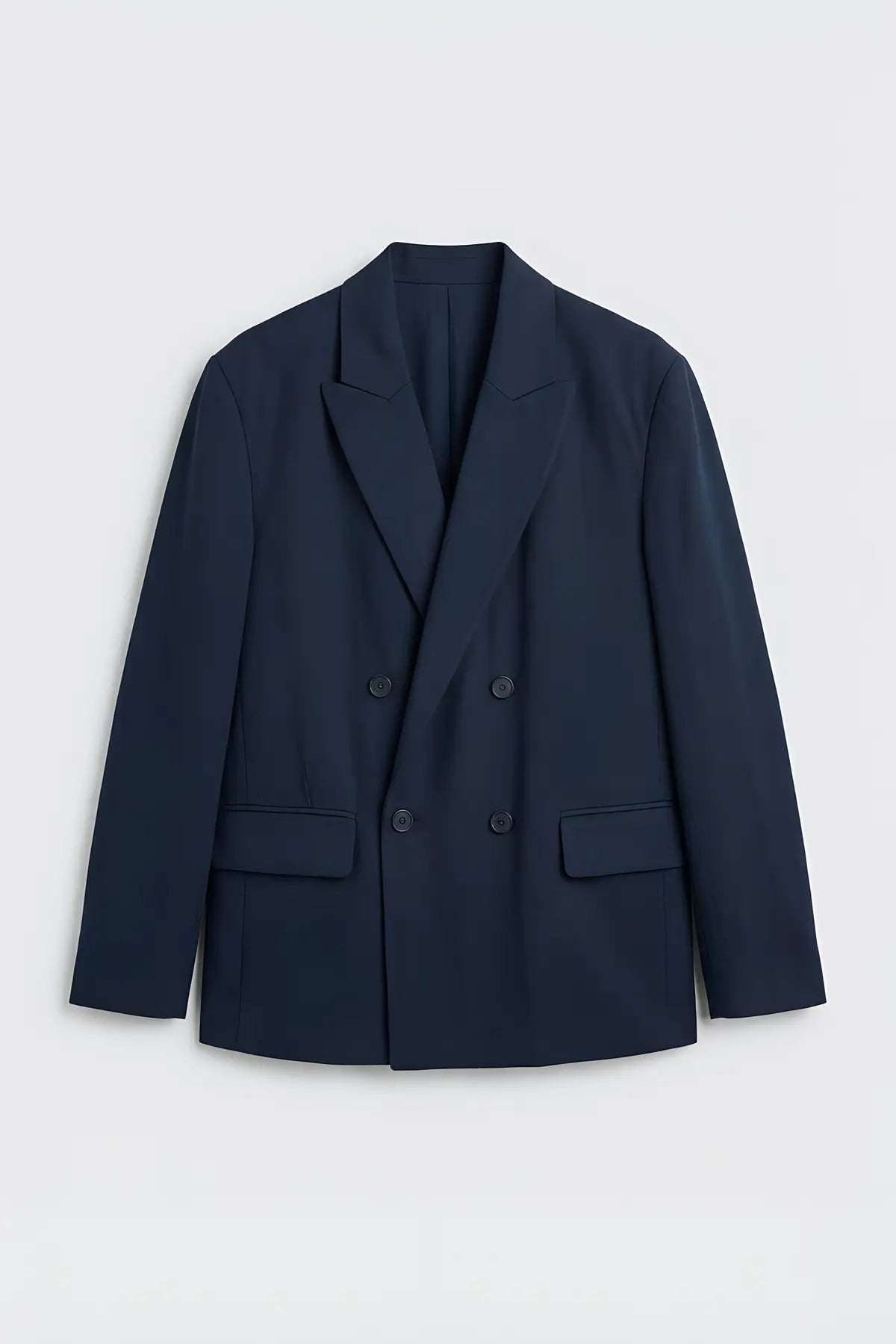 Modal Karışımlı Relaxed Fit Erkek Blazer Ceket - on gorunum