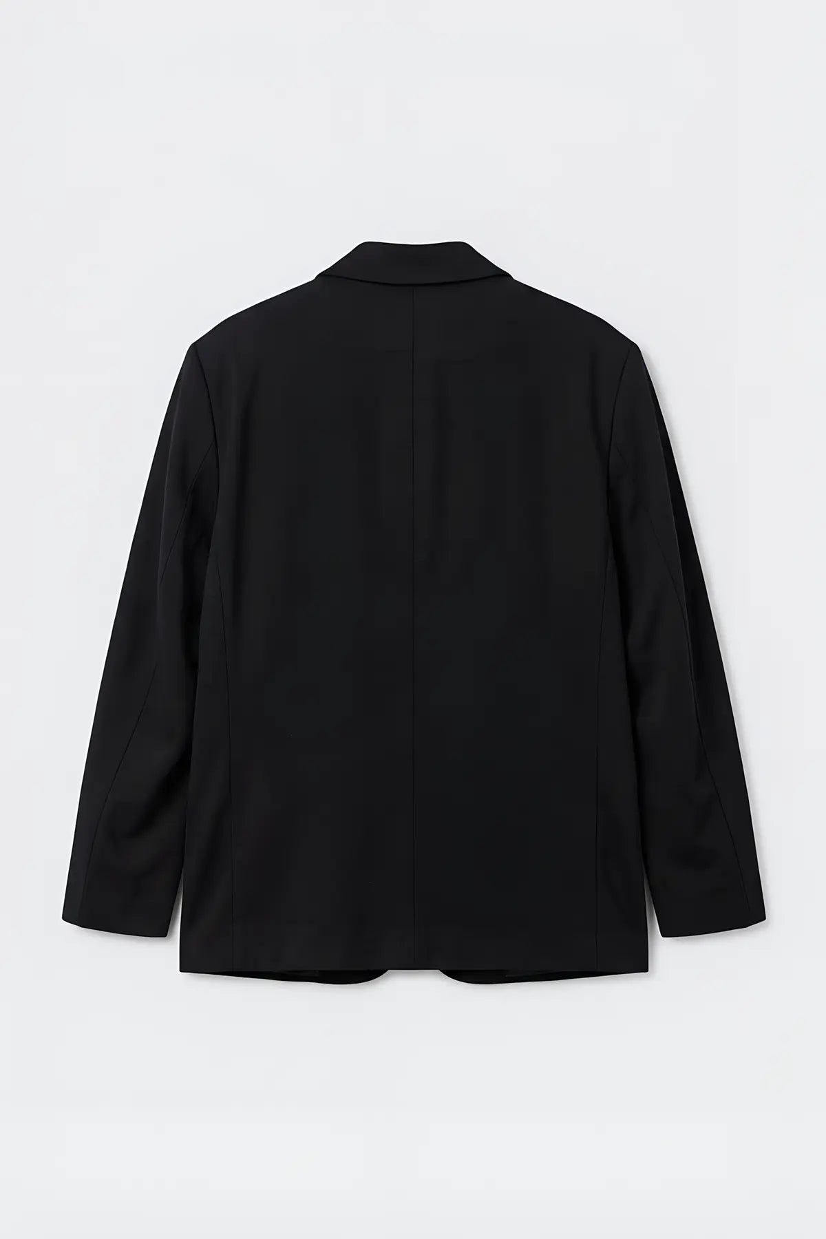 Modal Karışımlı Relaxed Fit Erkek Blazer Ceket - arka gorunum