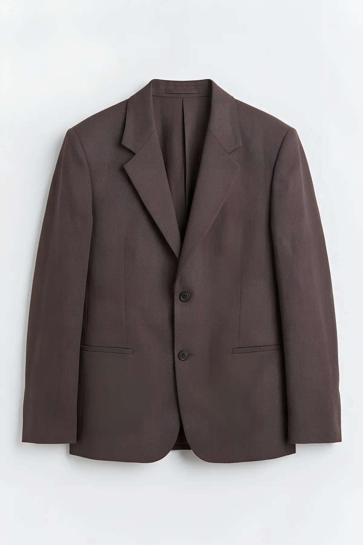 Antioch Keten Karışımlı Balıksırtı Desenli Erkek Blazer Ceket - on gorunum