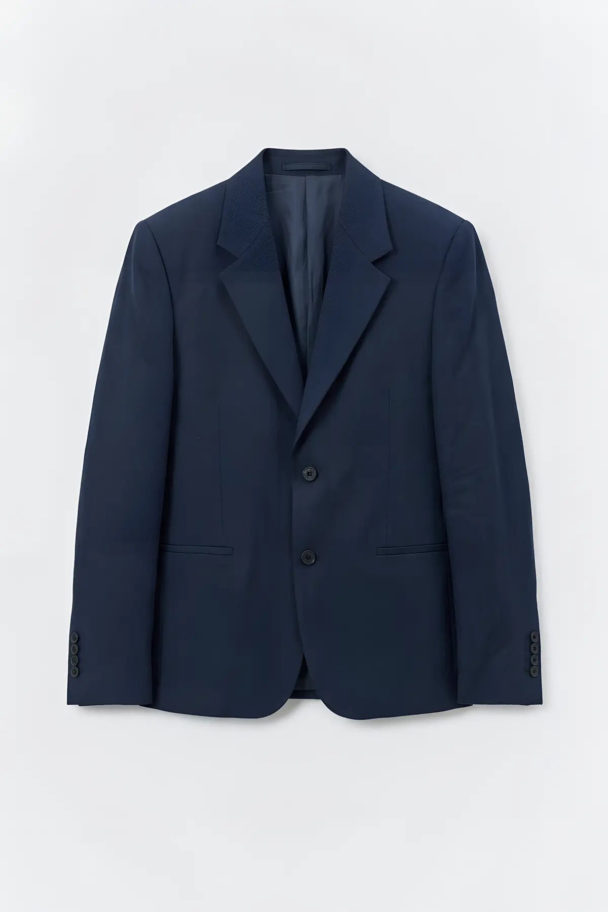 Antioch Keten Karışımlı Balıksırtı Desenli Erkek Blazer Ceket - on gorunum