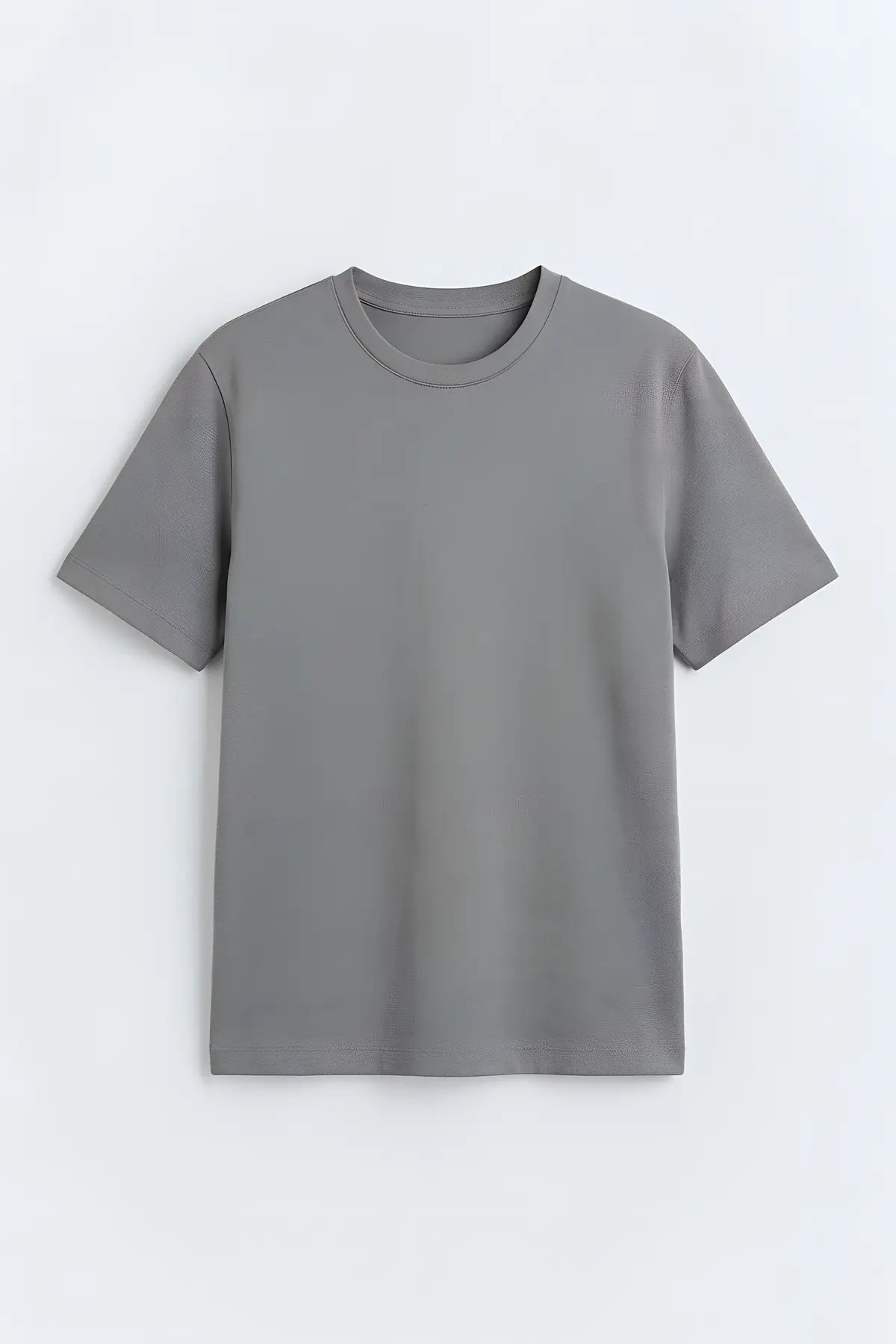 Regular Fit Basic Erkek T-Shirt - on gorunum