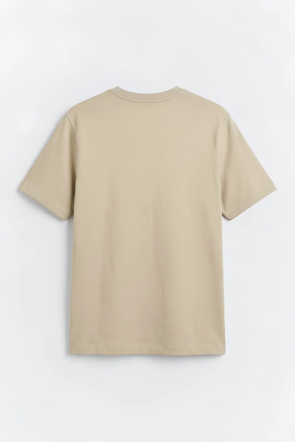 Regular Fit Basic Erkek T-Shirt - arka gorunum