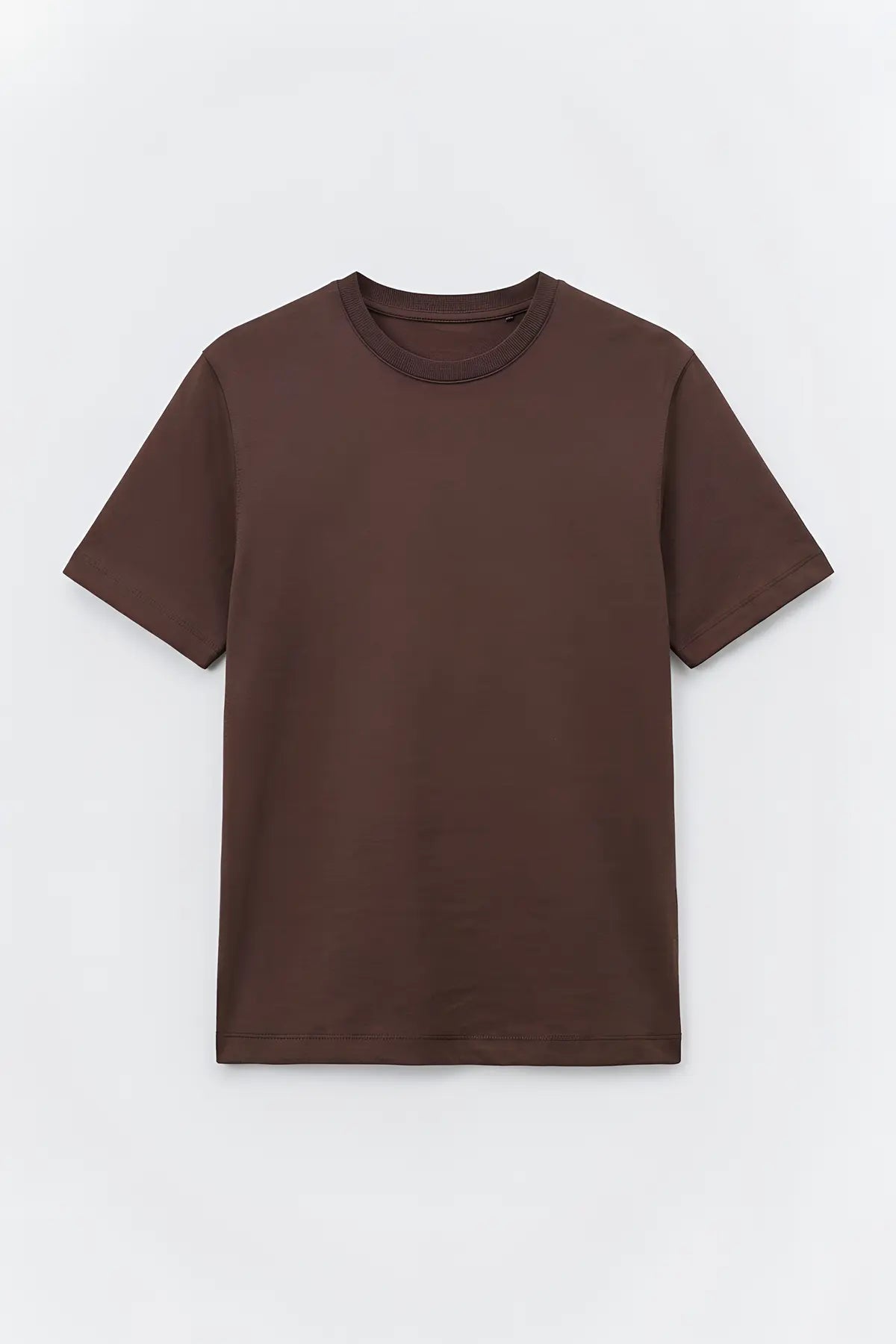 Regular Fit Basic Erkek T-Shirt - on gorunum