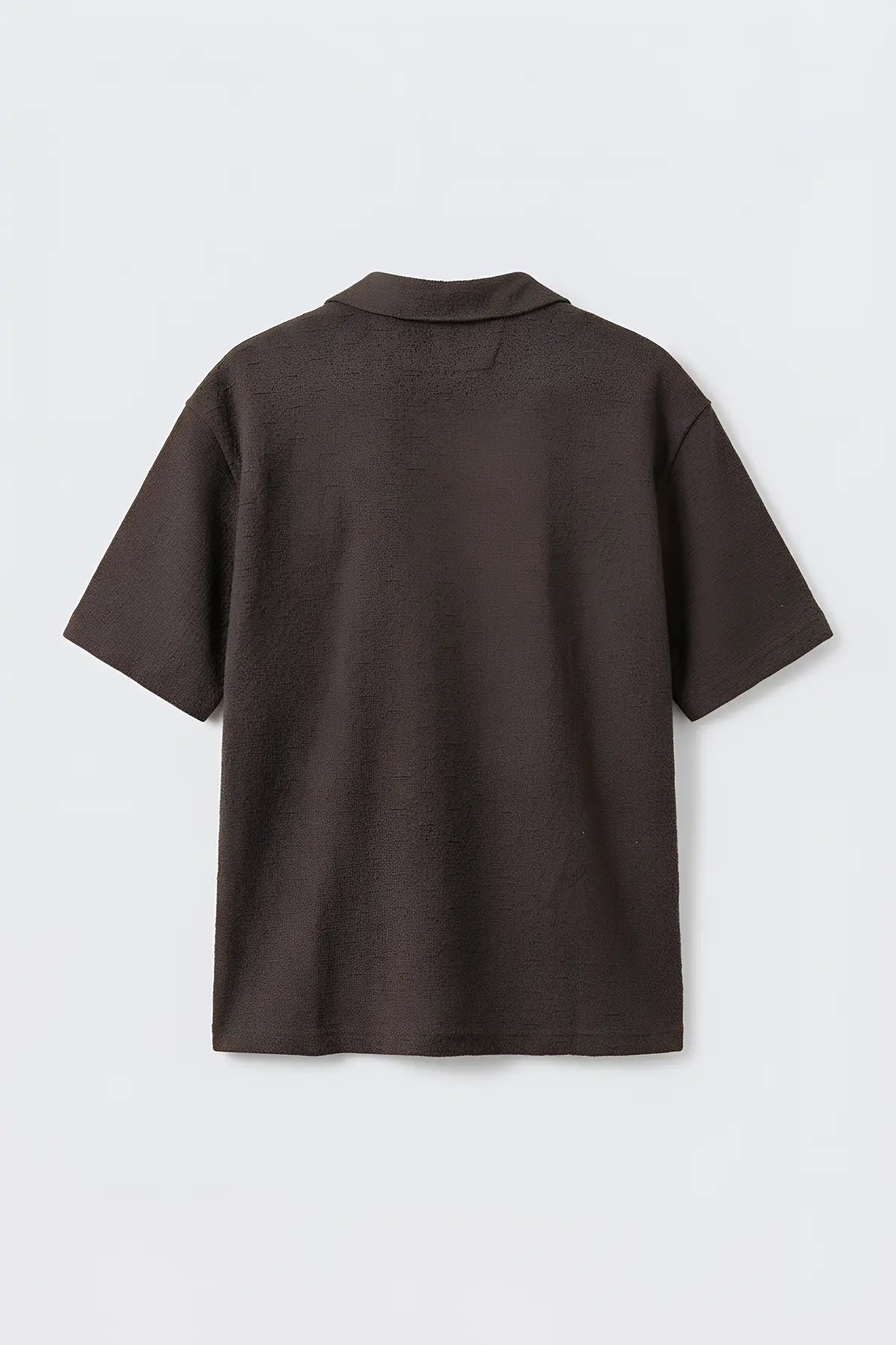 Antioch Örgü Dokulu Erkek T-Shirt - arka gorunum