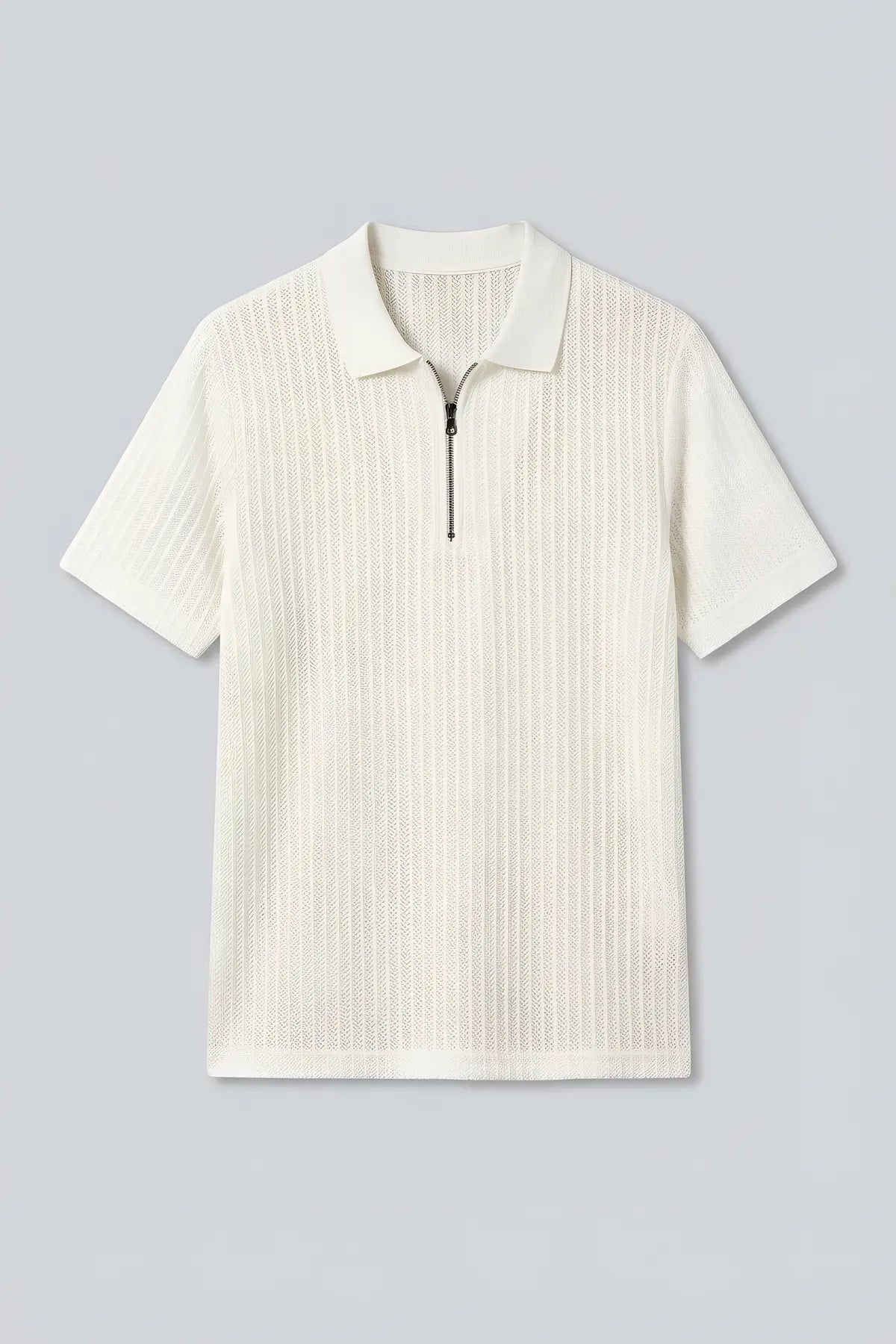 Antioch Dokulu Örme Polo Yaka Erkek T-Shirt - on gorunum
